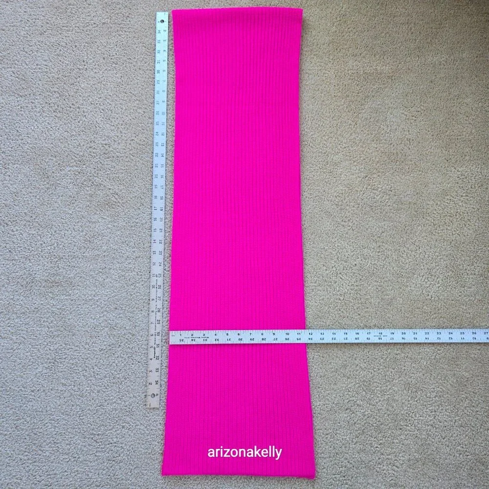 NWOT Banana Republic Signature Cashmere Scarf Wild Orchid Pink Hot Pink